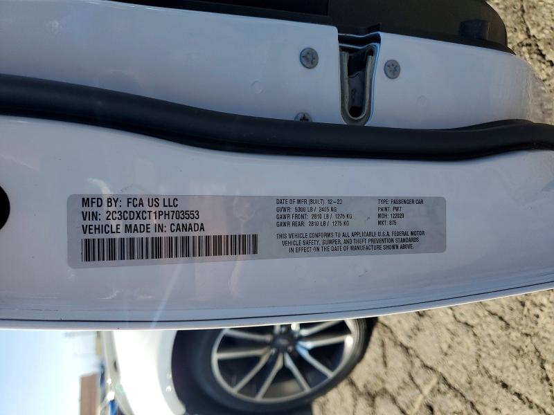 Продажа на аукционе авто 2023 Dodge Charger, vin: 2C3CDXCT1PH703553, номер лота: 67920026