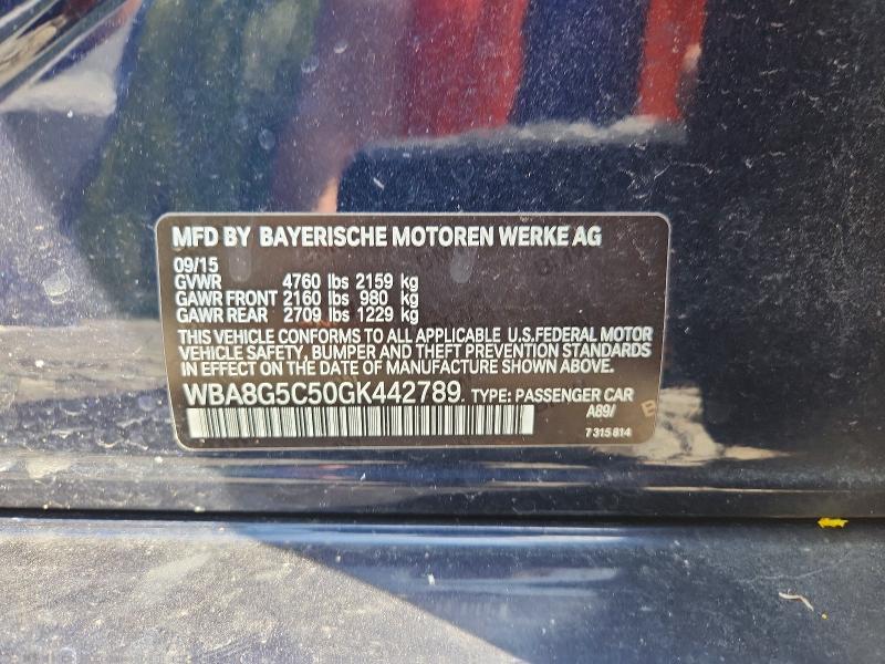 Aukcja sprzedaży 2016 Bmw 328, vin: WBA8G5C50GK442789, numer aukcji: 69777306