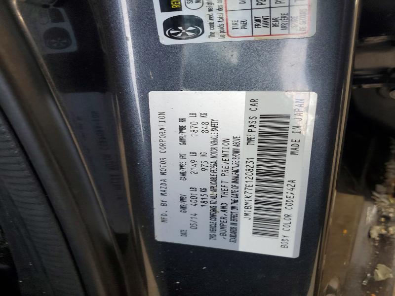 2014 Mazda 3 მანქანა იყიდება აუქციონზე, vin: JM1BM1K77E1208231, აუქციონის ნომერი: 70560386
