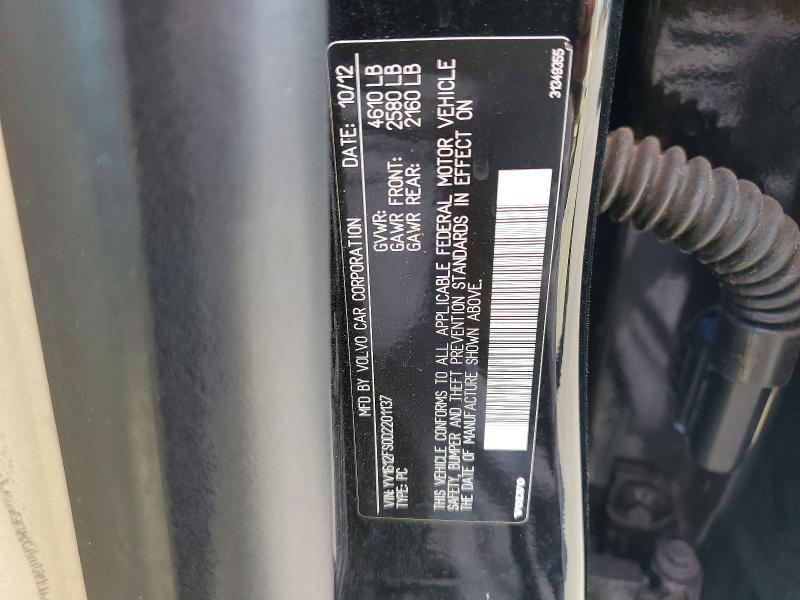 Aukcja sprzedaży 2013 Volvo S60, vin: YV1612FS0D2201137, numer aukcji: 70424816
