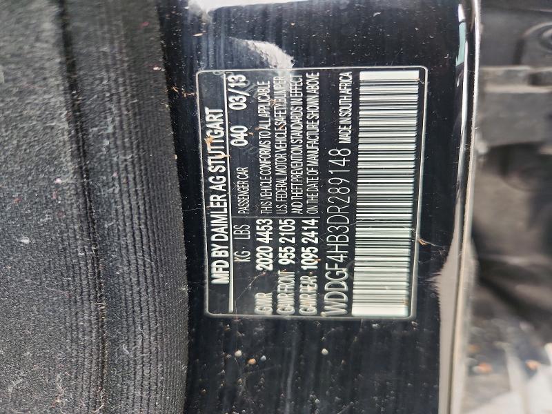 70529186 :رقم المزاد ، WDDGF4HB3DR289148 vin ، 2013 Mercedes-benz C مزاد بيع