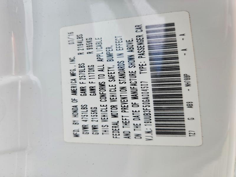 69961356 :رقم المزاد ، 19UUB3F50GA004507 vin ، 2016 Acura Tlx مزاد بيع