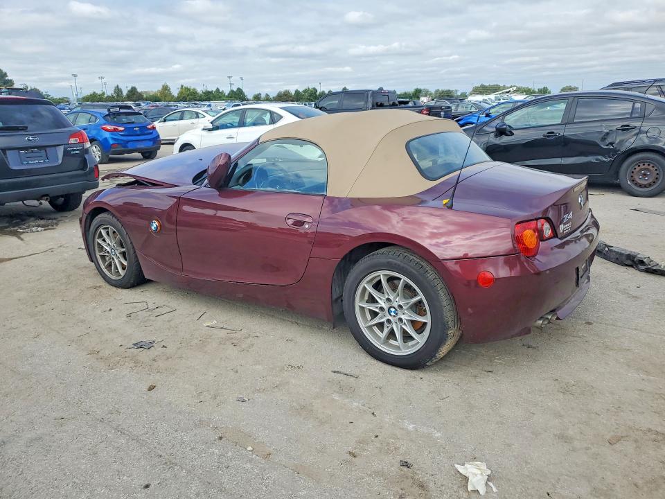 2003 Bmw Z4 მანქანა იყიდება აუქციონზე, vin: 4USBT33413LS42907, აუქციონის ნომერი: 70024756
