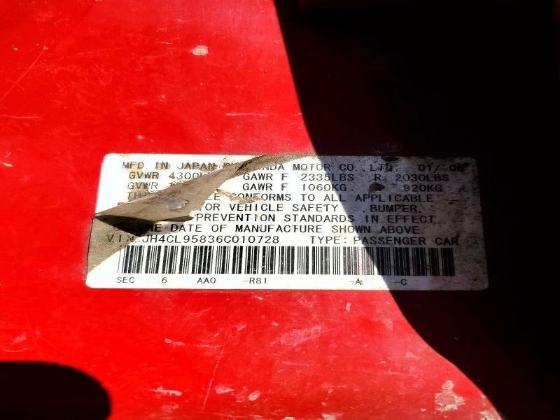 Продаж на аукціоні авто 2006 Acura Tsx, vin: JH4CL95836C010728, номер лоту: 68294476