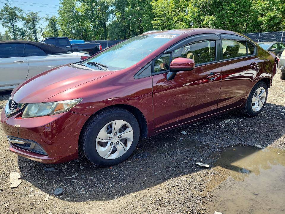 Auction sale of the 2014 Honda Civic, vin: 2HGFB2F51EH543090, lot number: 67842776