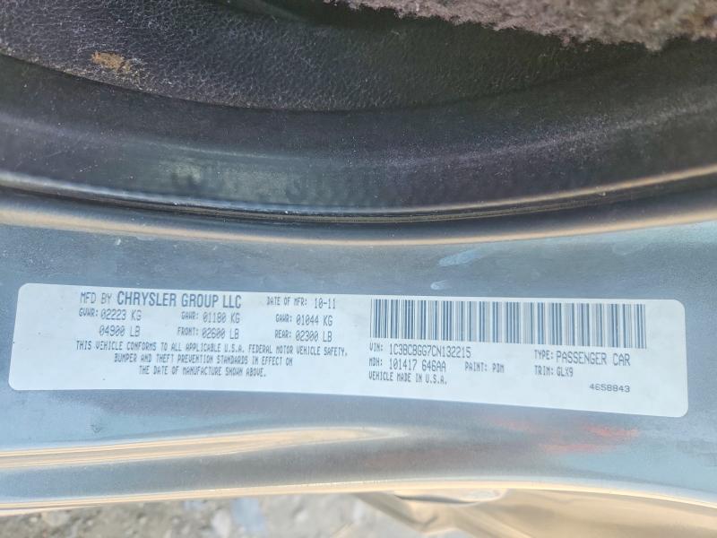 68095466 :رقم المزاد ، 1C3BCBGG7CN132215 vin ، 2012 Chrysler 200 مزاد بيع