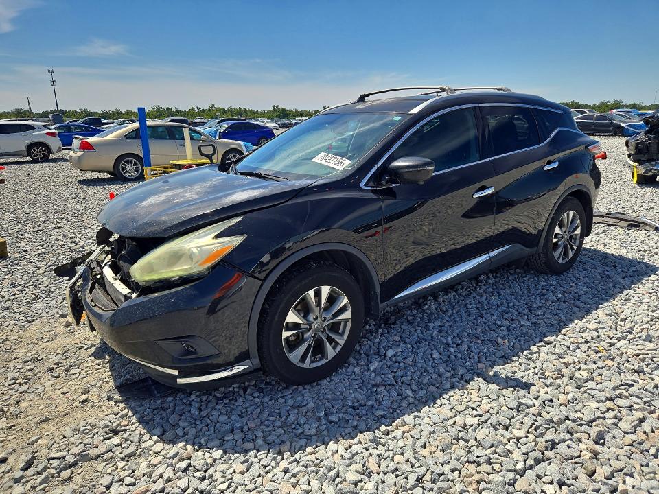 2016 Nissan Murano მანქანა იყიდება აუქციონზე, vin: 5N1AZ2MGXGN138800, აუქციონის ნომერი: 70492156