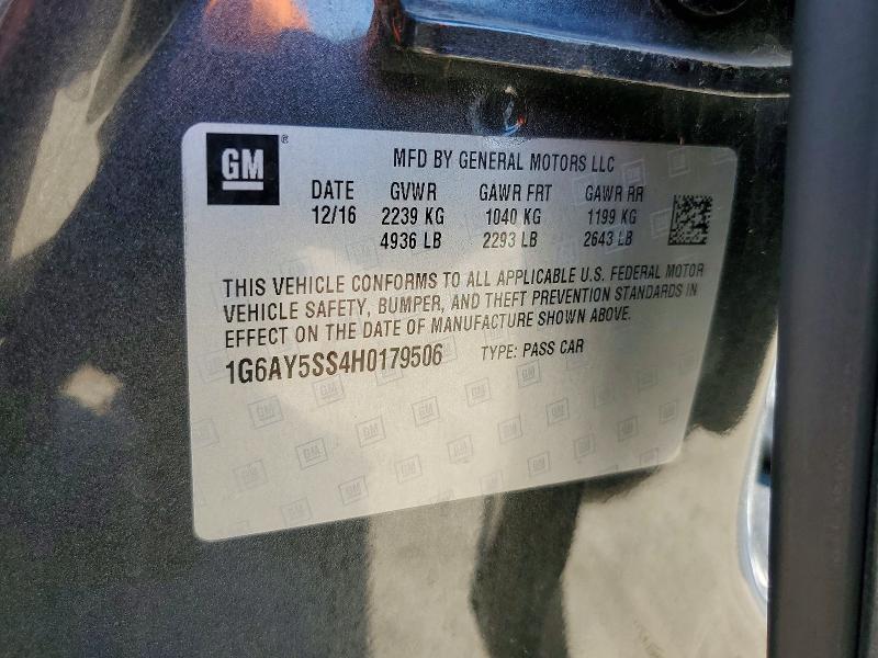 Продаж на аукціоні авто 2017 Cadillac Cts, vin: 1G6AY5SS4H0179506, номер лоту: 67532426