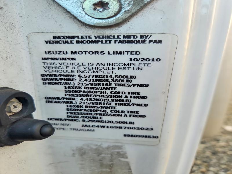 2011 Isuzu Npr მანქანა იყიდება აუქციონზე, vin: JALC4W169B7002023, აუქციონის ნომერი: 67262816