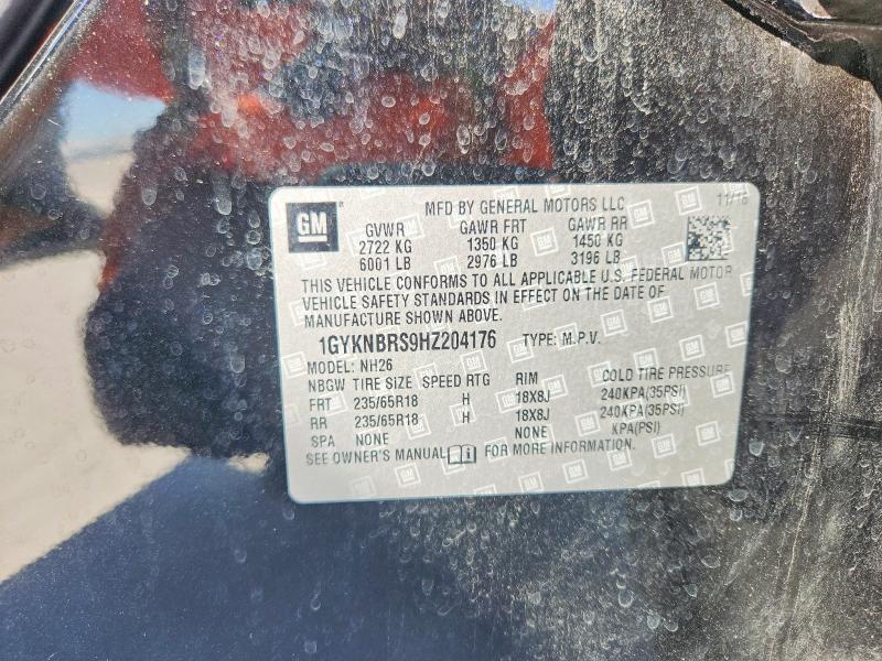 Продаж на аукціоні авто 2017 Cadillac Xt5, vin: 1GYKNBRS9HZ204176, номер лоту: 67543566