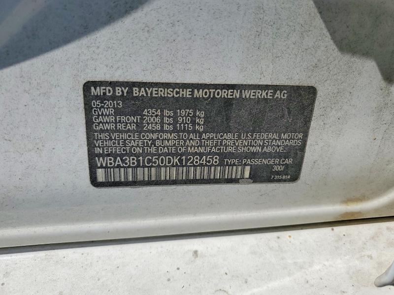 Aukcja sprzedaży 2013 Bmw 320, vin: WBA3B1C50DK128458, numer aukcji: 69487536
