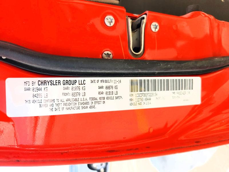 2015 Dodge Dart მანქანა იყიდება აუქციონზე, vin: 1C3CDFBB2FD228154, აუქციონის ნომერი: 67900276