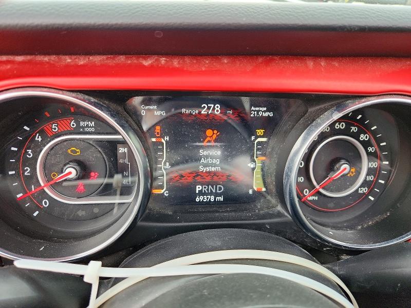 69822256 :رقم المزاد ، 1C6JJTBM9NL108035 vin ، 2022 Jeep Gladiator مزاد بيع