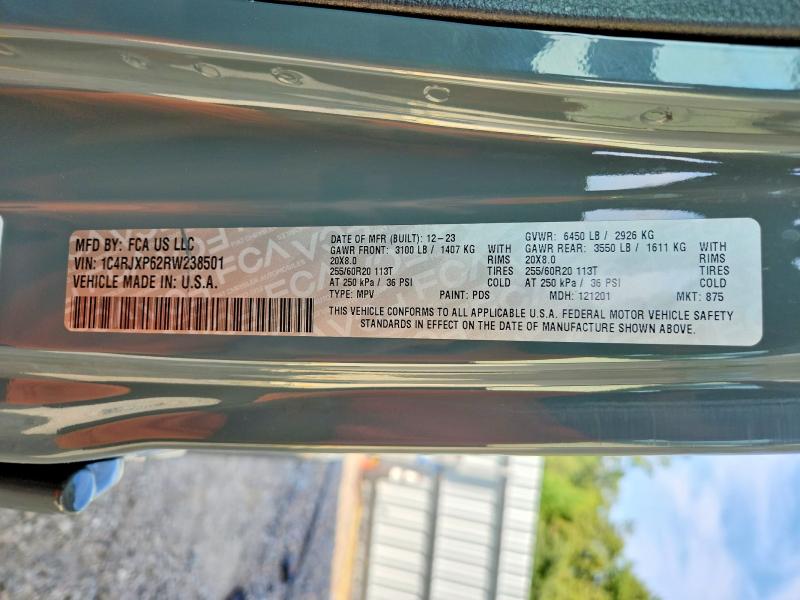 Продаж на аукціоні авто 2024 Jeep Wrangler, vin: 1C4RJXP62RW238501, номер лоту: 67786086