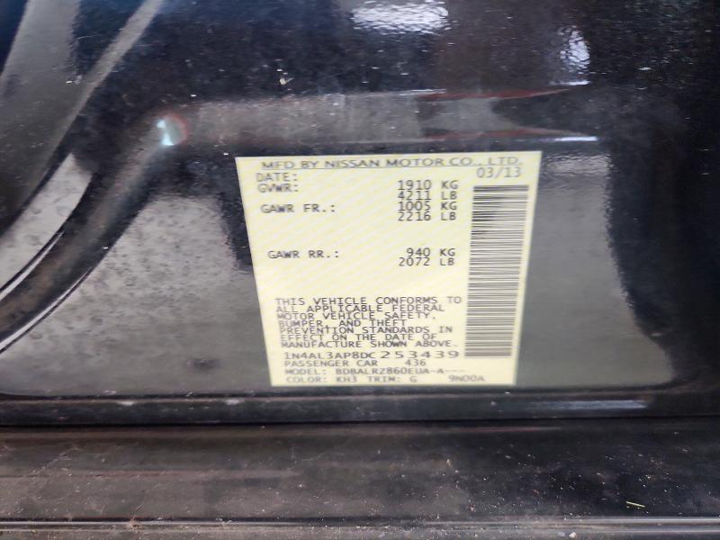Продажа на аукционе авто 2013 Nissan Altima, vin: 1N4AL3AP8DC253439, номер лота: 69584876