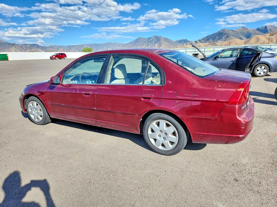 70017356 :رقم المزاد ، 1HGES257X2L017571 vin ، 2002 Honda Civic مزاد بيع