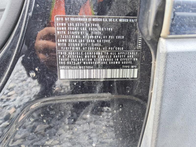 Aukcja sprzedaży 2020 Volkswagen Tiguan, vin: 3VV2B7AX0LM027094, numer aukcji: 69490826
