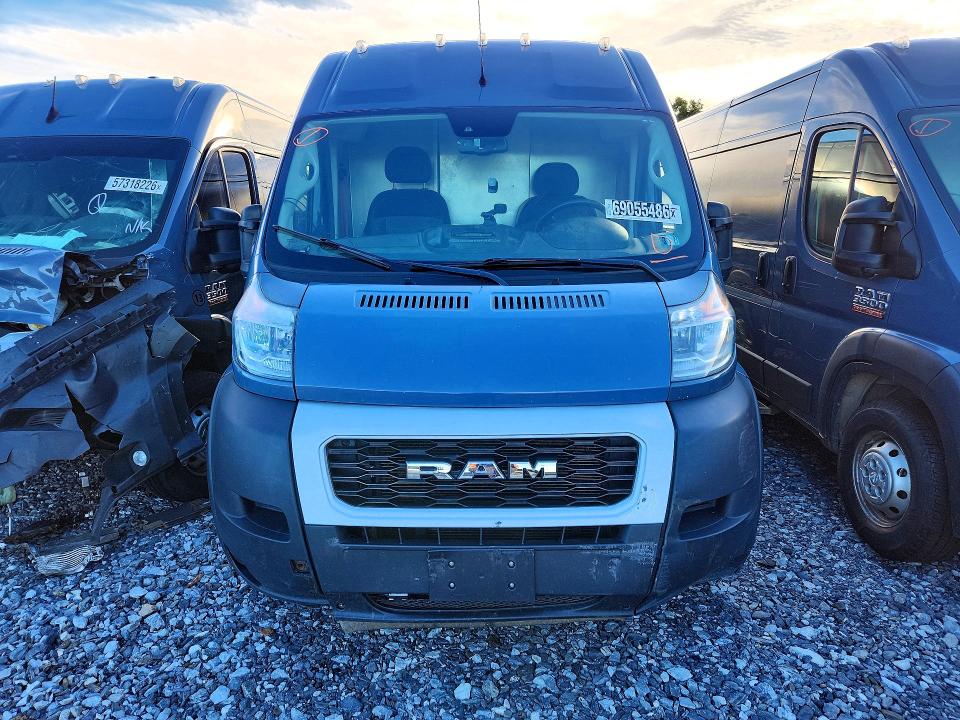 2021 Ram Promaster 3500 მანქანა იყიდება აუქციონზე, vin: 3C6MRVJG2ME550269, აუქციონის ნომერი: 69055486