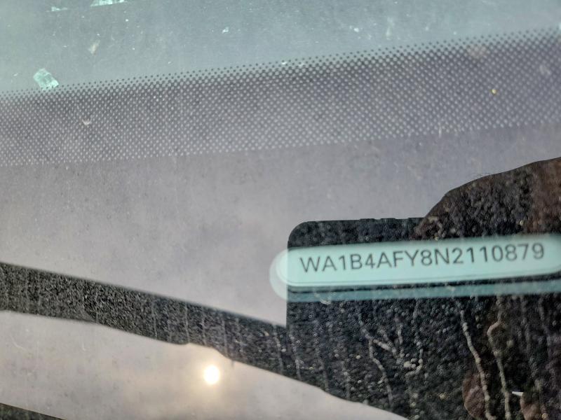 Продаж на аукціоні авто 2022 Audi Sq5, vin: WA1B4AFY8N2110879, номер лоту: 68295916
