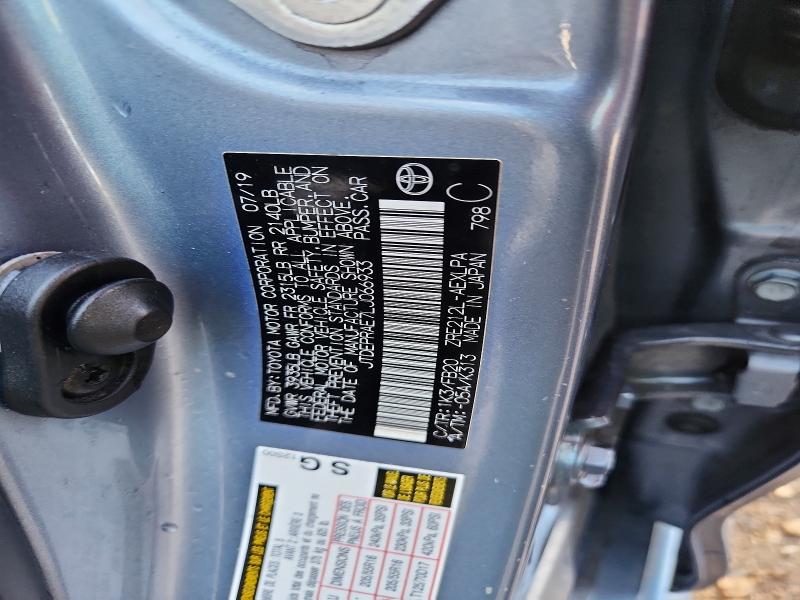 Продаж на аукціоні авто 2020 Toyota Corolla, vin: JTDEPRAE7LJ066933, номер лоту: 69053436