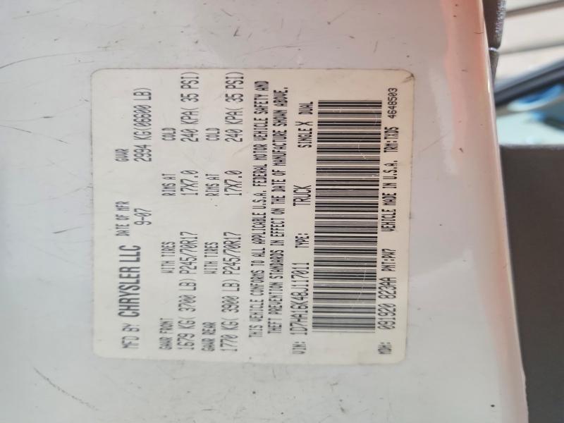 70071366 :رقم المزاد ، 1D7HA16K48J117011 vin ، 2008 Dodge Ram 1500 مزاد بيع