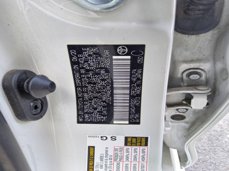 Продажа на аукционе авто 2021 Toyota Corolla, vin: JTDEPMAEXMJ126353, номер лота: 69724246