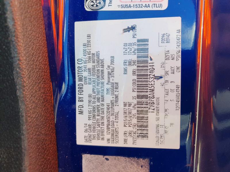 Продаж на аукціоні авто 2014 Ford Mustang, vin: 1ZVBP8AM5E5324041, номер лоту: 68371226