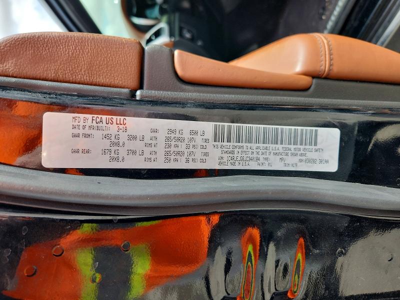 Aukcja sprzedaży 2018 Jeep Grand Cherokee, vin: 1C4RJEJG6JC340184, numer aukcji: 71284786
