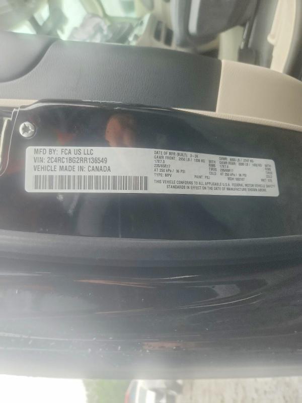 Aukcja sprzedaży 2024 Chrysler Pacifica, vin: 2C4RC1BG2RR136549, numer aukcji: 67342466