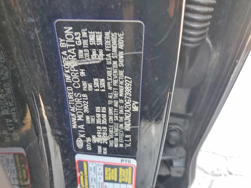 67989776 :رقم المزاد ، KNDJN2A20G7398927 vin ، 2016 Kia Soul مزاد بيع
