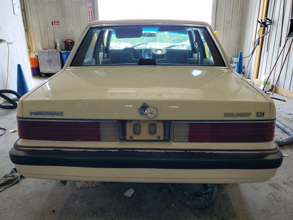 Продажа на аукционе авто 1987 Plymouth Reliant, vin: 1P3BP36K5HC137895, номер лота: 68265946