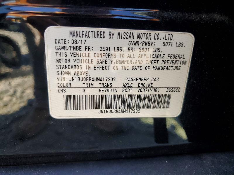 Aukcja sprzedaży 2017 Infiniti Qx50, vin: JN1BJ0RR4HM417202, numer aukcji: 68745136