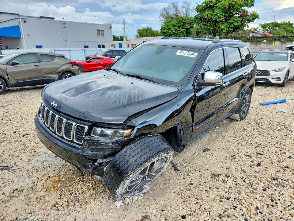 2018 Jeep Grand Cherokee მანქანა იყიდება აუქციონზე, vin: 1C4RJEBG7JC338863, აუქციონის ნომერი: 69674596