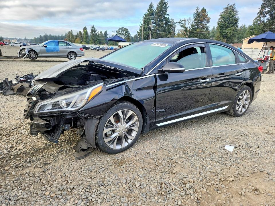2015 Hyundai Sonata მანქანა იყიდება აუქციონზე, vin: 5NPE34AB5FH245991, აუქციონის ნომერი: 69574066
