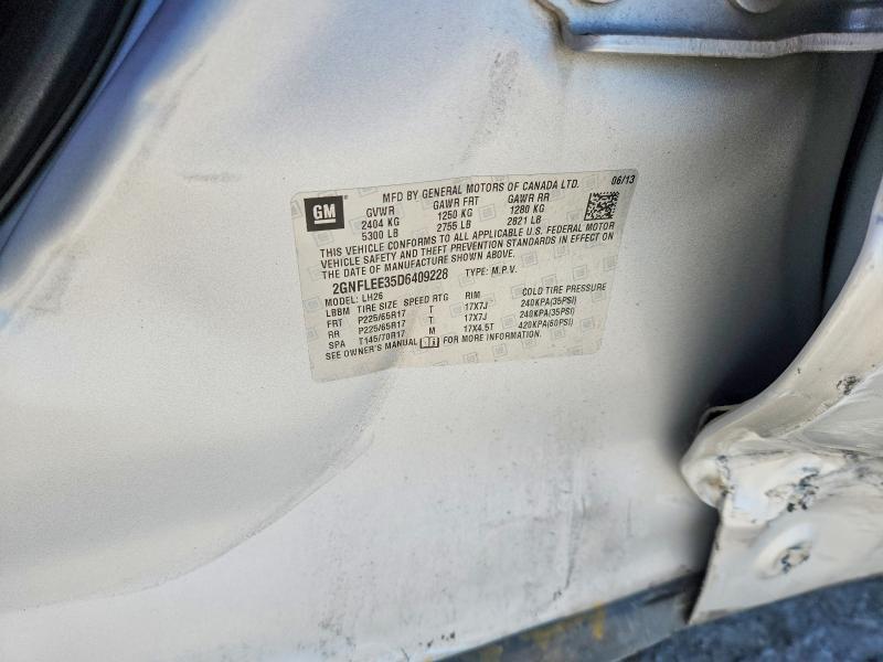 Продаж на аукціоні авто 2013 Chevrolet Equinox, vin: 2GNFLEE35D6409228, номер лоту: 67850336