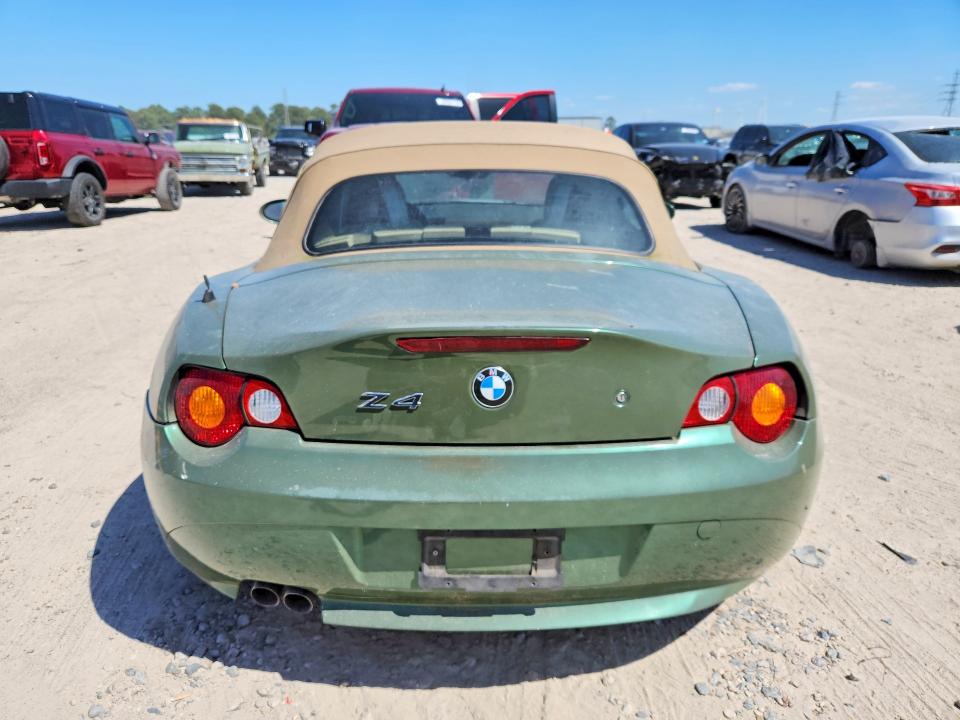 2003 Bmw Z4 მანქანა იყიდება აუქციონზე, vin: 4USBT53493LU03774, აუქციონის ნომერი: 69894026