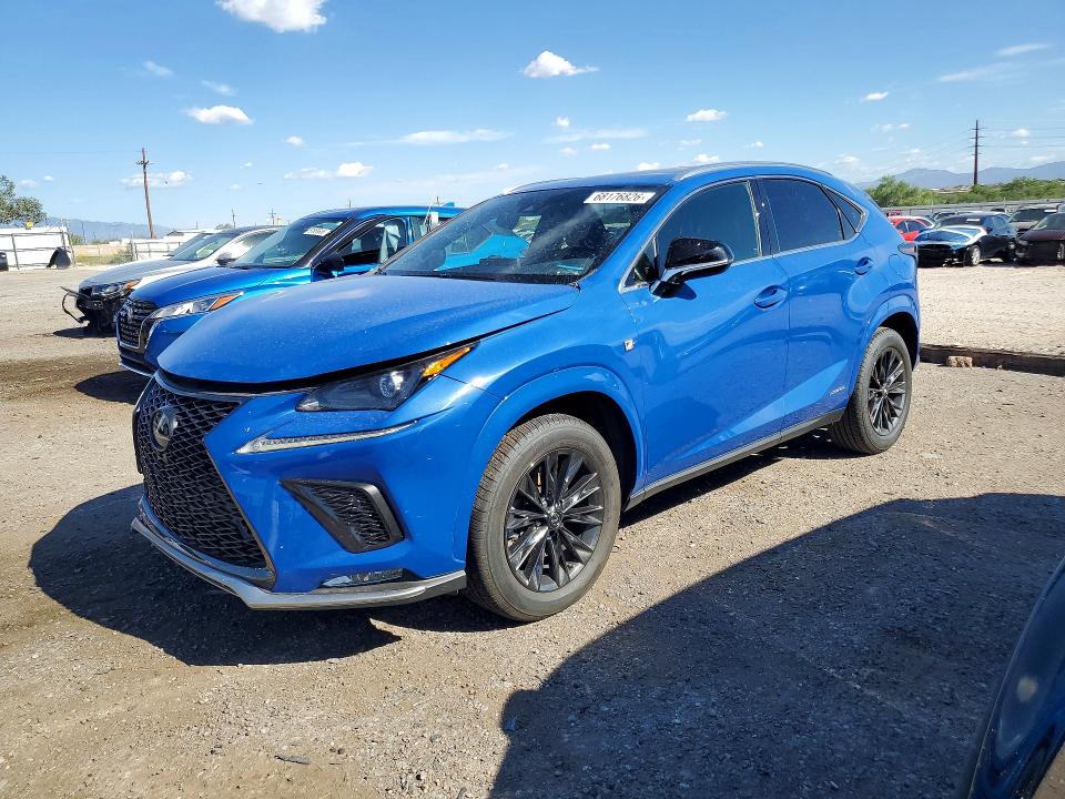 68176826 :رقم المزاد ، JTJSJRDZ1M2150192 vin ، 2021 Lexus Nx 300h مزاد بيع