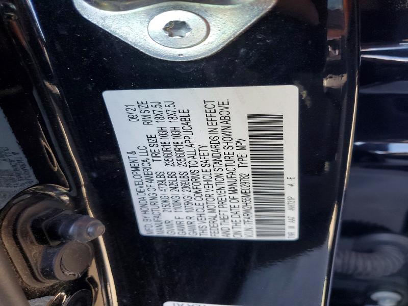 Продажа на аукционе авто 2021 Honda Cr-v, vin: 7FARW2H55ME029782, номер лота: 67733696