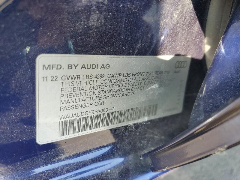 Продажа на аукционе авто 2023 Audi A3, vin: WAUAUDGY8PA050741, номер лота: 67493556