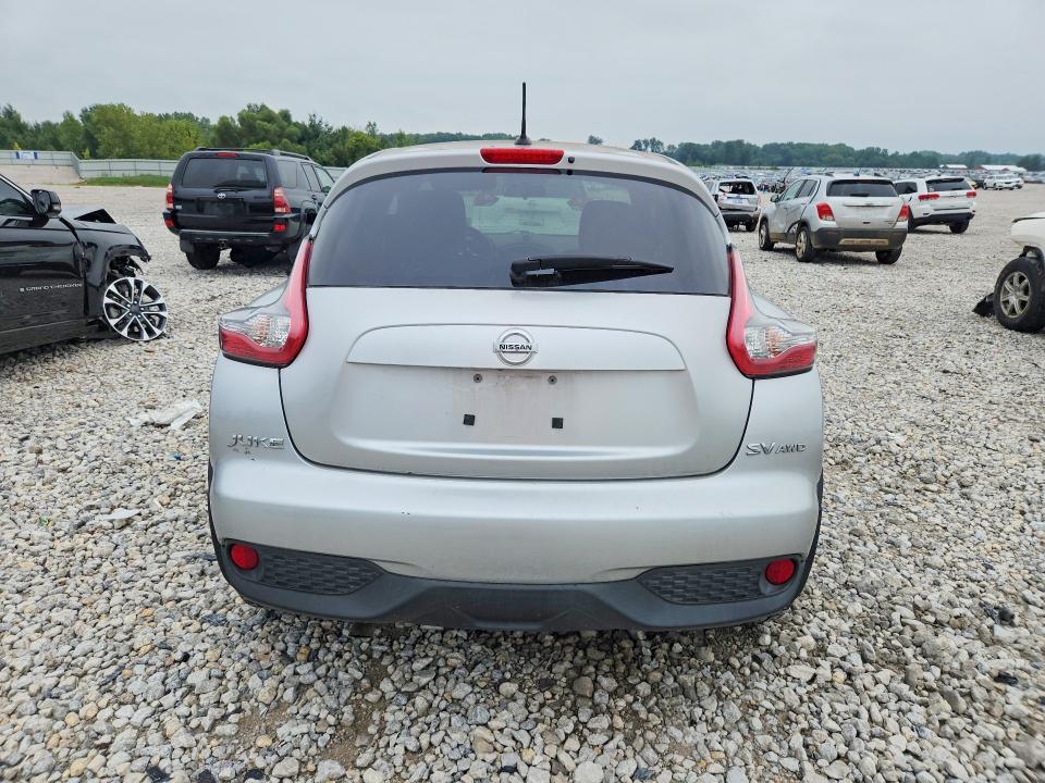 2015 Nissan Juke მანქანა იყიდება აუქციონზე, vin: JN8AF5MVXFT552025, აუქციონის ნომერი: 68231976