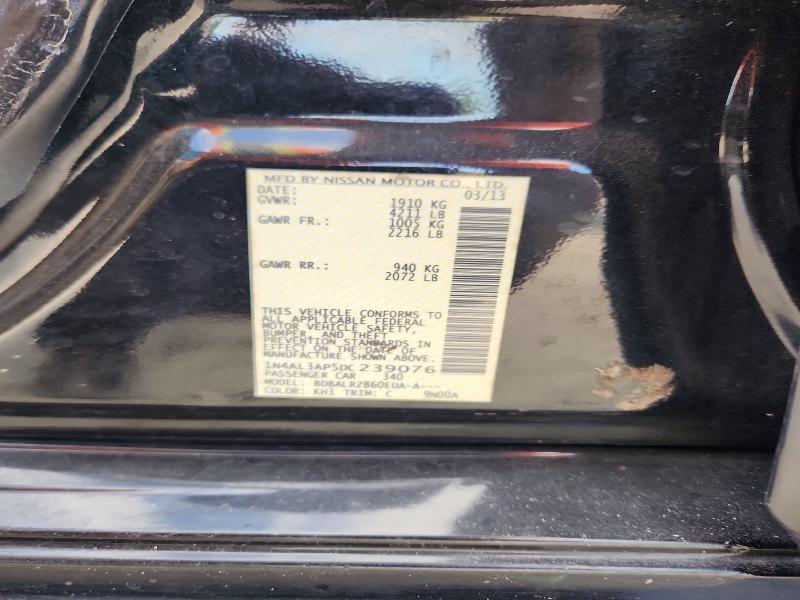 Auction sale of the 2013 Nissan Altima, vin: 1N4AL3AP5DC239076, lot number: 69066466