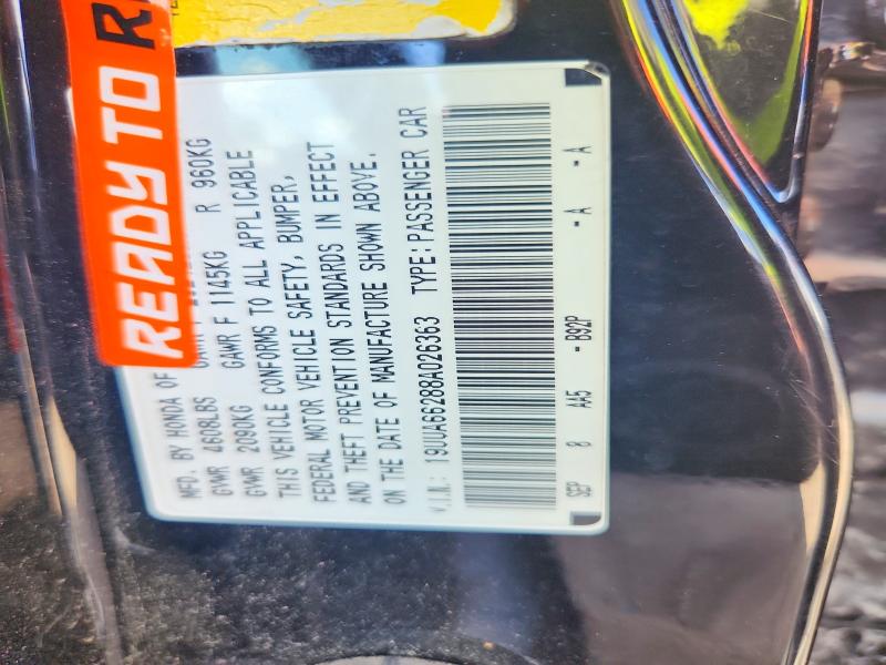 68787766 :رقم المزاد ، 19UUA66288A026363 vin ، 2008 Acura Tl مزاد بيع