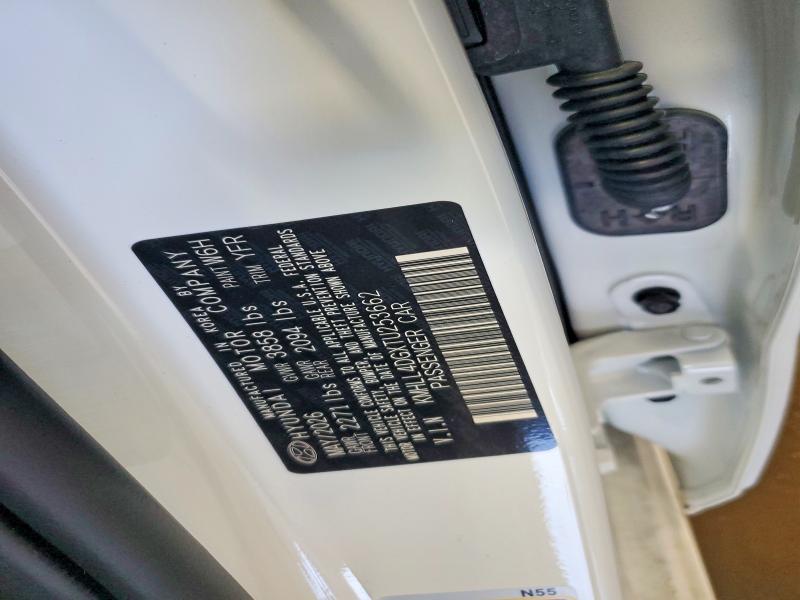 68270126 :رقم المزاد ، KMHLL4DGXTU253662 vin ، 2026 Hyundai Elantra مزاد بيع