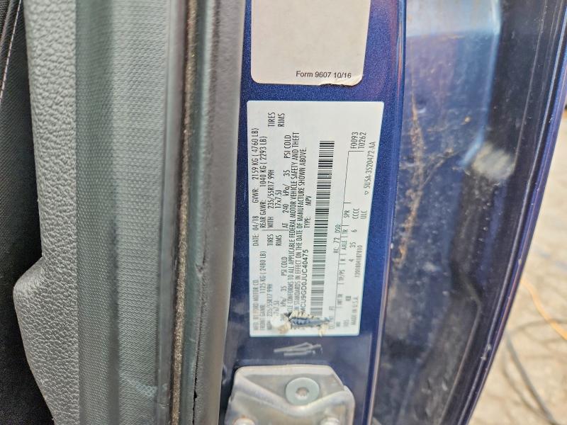 Продаж на аукціоні авто 2018 Ford Escape, vin: 1FMCU9GD0JUC40475, номер лоту: 70043646