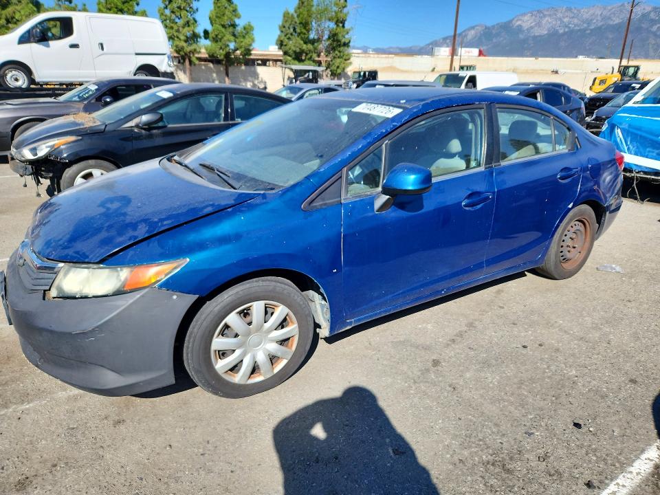 70487726 :رقم المزاد ، 19XFB2F54CE344591 vin ، 2012 Honda Civic مزاد بيع