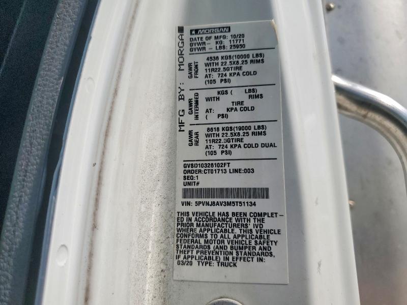Продаж на аукціоні авто 2021 Hino Hino L6, vin: 5PVNJ8AV3M5T51134, номер лоту: 67364516