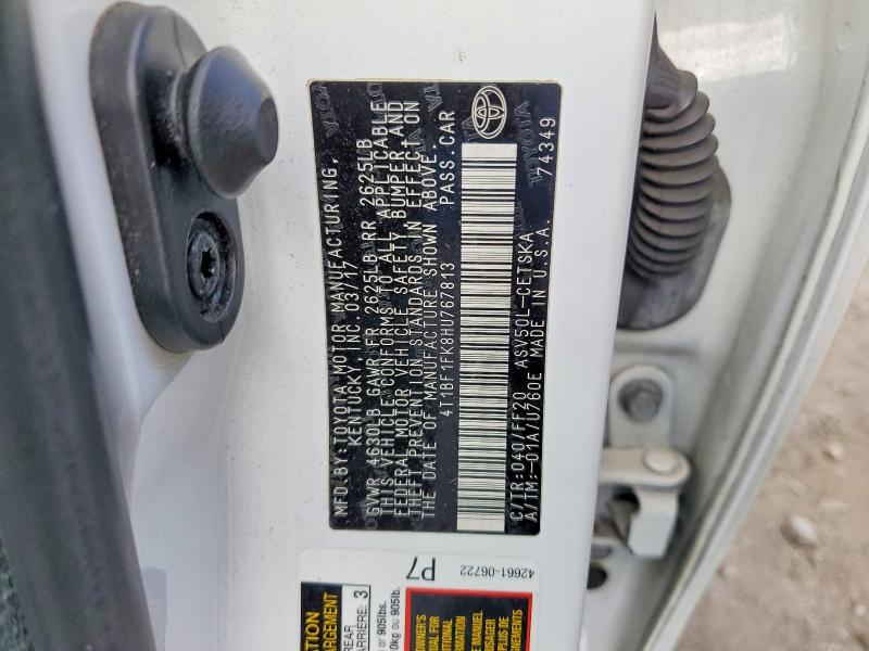 Продаж на аукціоні авто 2017 Toyota Camry, vin: 4T1BF1FK8HU767813, номер лоту: 69998816