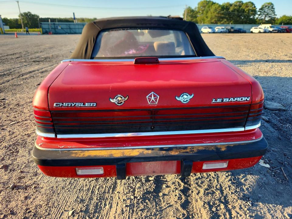 1991 Chrysler Lebaron მანქანა იყიდება აუქციონზე, vin: 1C3XJ4532MG139960, აუქციონის ნომერი: 66898046