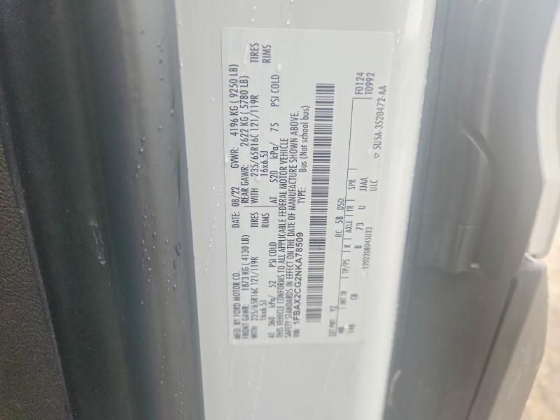 Продажа на аукционе авто 2022 Ford Transit, vin: 1FBAX2CG2NKA78509, номер лота: 68622616