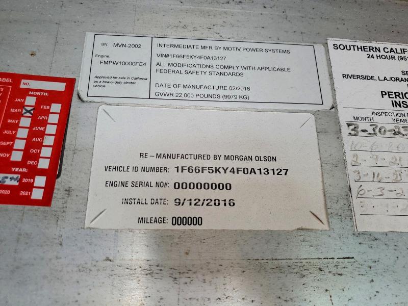 Aukcja sprzedaży 2015 Ford F59, vin: 1F66F5KY4F0A13127, numer aukcji: 71447986